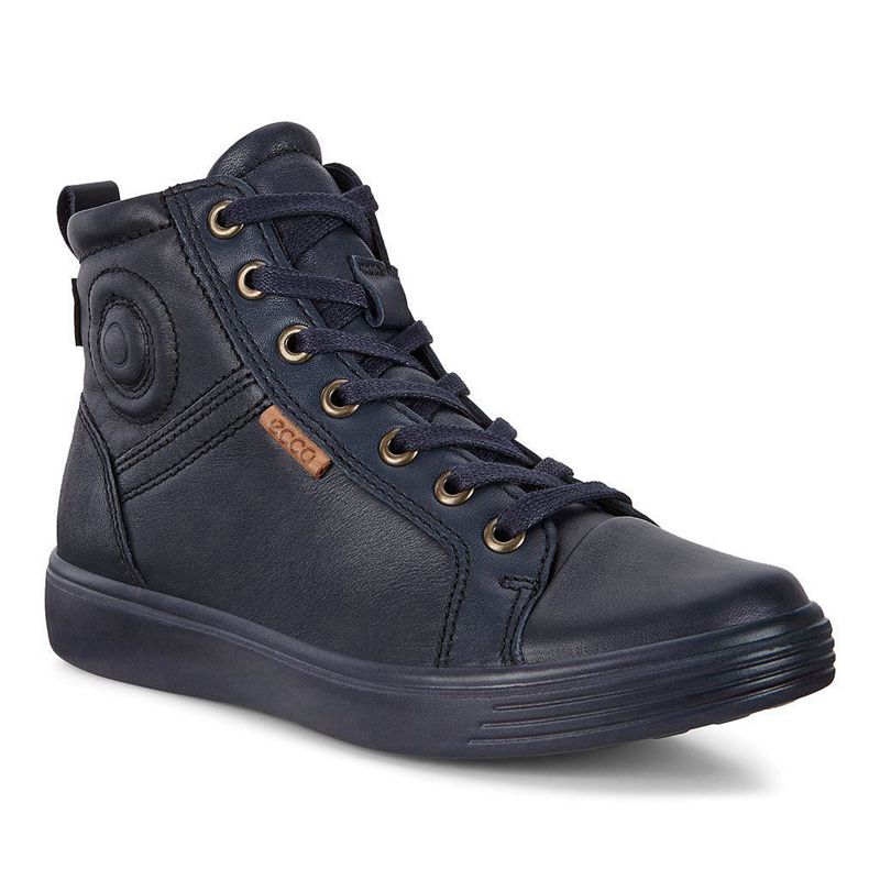 Kids Ecco S7 Teen - Boots Blue - India VSNGYF478